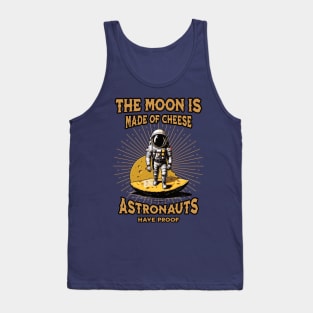 The moon is made of cheese Tank Top